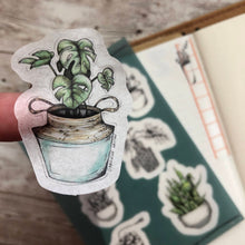 Load image into Gallery viewer, House plants - Washi Sticker Sheet