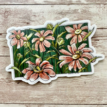 Load image into Gallery viewer, Bees on Blooms - Vinyl Sticker