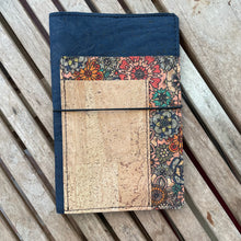 Load image into Gallery viewer, RTS  - Midnight with Flower Pop and Wheat Multi-Front Pocket - Moleskin