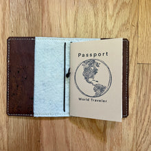 Load image into Gallery viewer, Cork Journal Cover -  passport  (W)