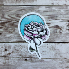 Load image into Gallery viewer, Pink Flower - Vinyl Sticker (W)