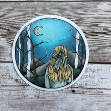 Load image into Gallery viewer, Star Gazing - Vinyl Sticker (W)