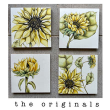 Load image into Gallery viewer, Sunflower #3  - Vinyl Sticker (W)