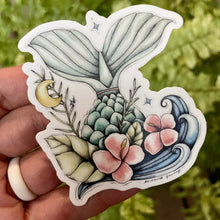 Load image into Gallery viewer, Mermaid Tail  - Vinyl Sticker (W)