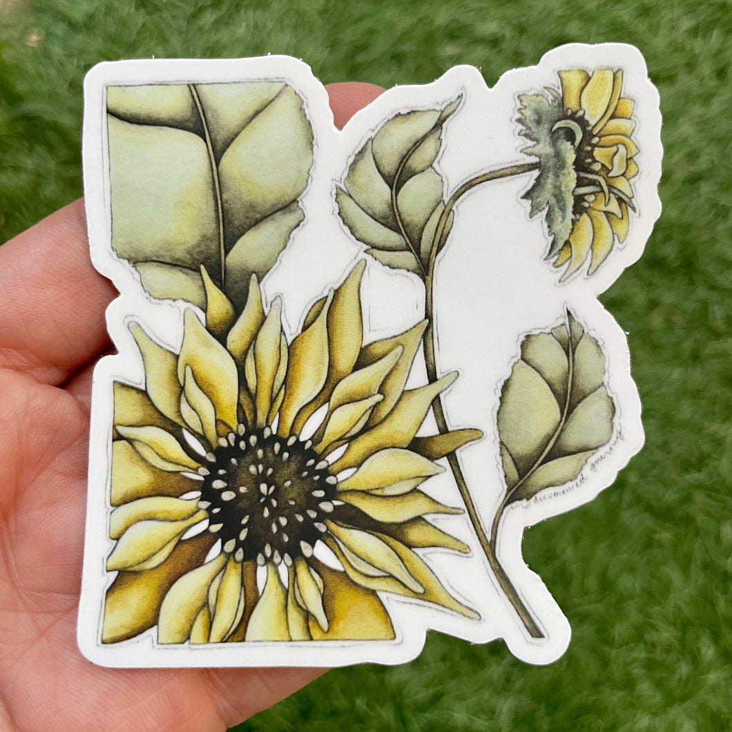 Sunflower #2  - Vinyl Sticker