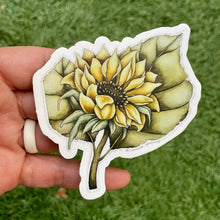 Load image into Gallery viewer, Sunflower #3  - Vinyl Sticker (W)