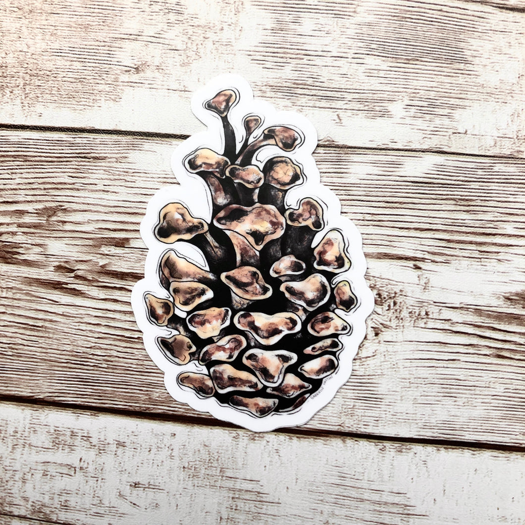 Pinecone - Vinyl Sticker