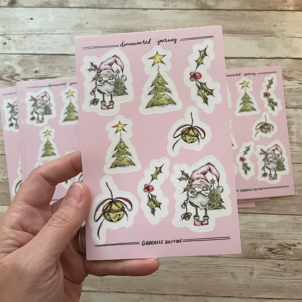 Gnome Cheer - Vinyl Sticker Sheet