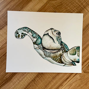 Sea Turtle Art Print